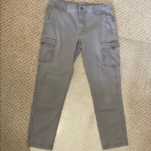 L.L. Bean Gray Cargo Pants with Slim Fit